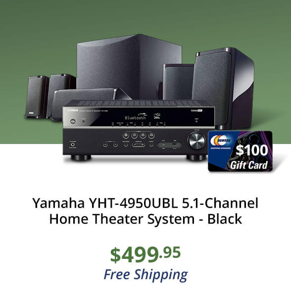 Yamaha YHT-4950UBL 5.1-Channel Home Theater System - Black