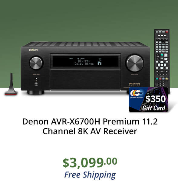 Denon AVR-X6700H Premium 11.2 Channel 8K AV Receiver