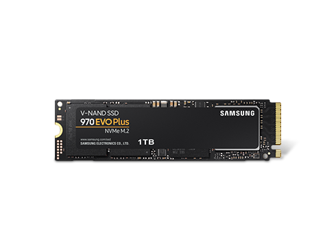 SAMSUNG 970 EVO PLUS M.2 2280 1TB PCIe Gen 3.0 x4, NVMe 1.3 V-NAND 3-bit MLC Internal Solid State Drive (SSD) MZ-V7S1T0B/AM