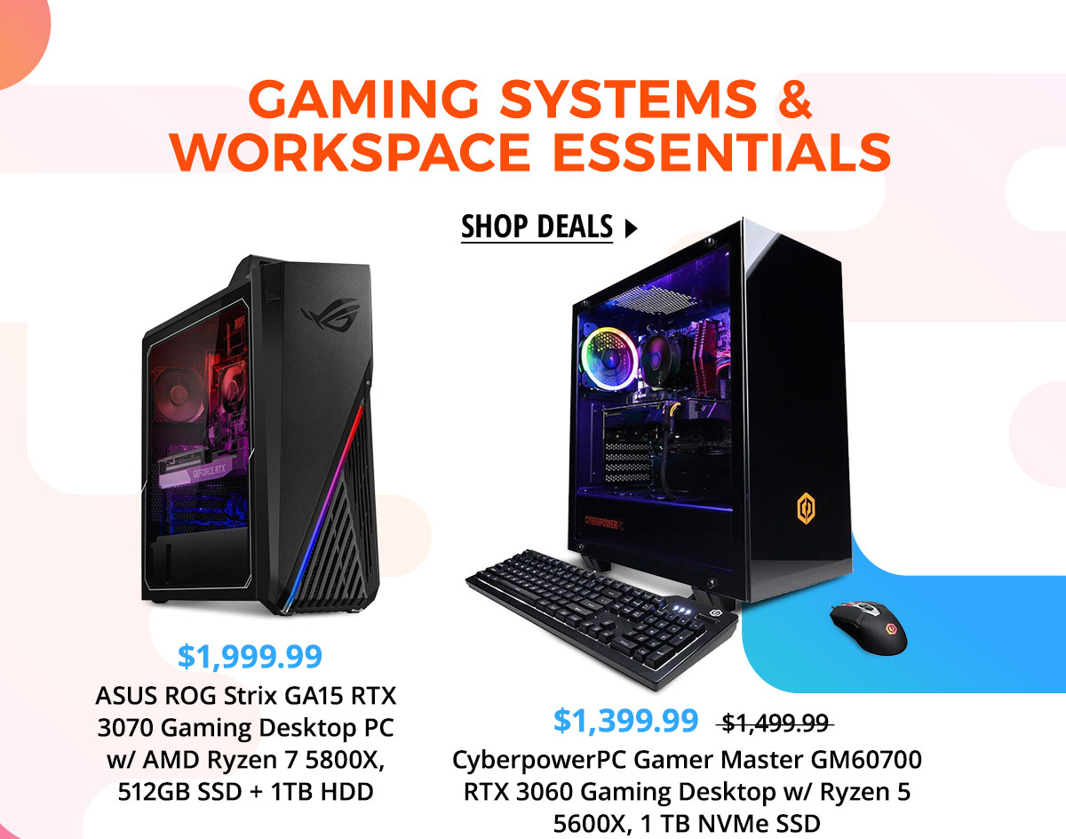 Gaming Systems & Workspace Essentials
