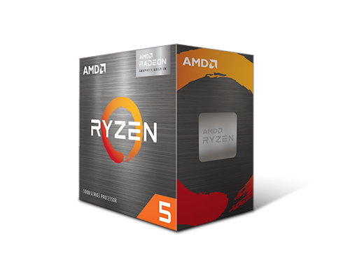 AMD Ryzen 5 5600G - Ryzen 5 5000 G-Series Cezanne (Zen 3) 6-Core 3.9 GHz Socket AM4 65W AMD Radeon Graphics Desktop Processor - 100-100000252BOX