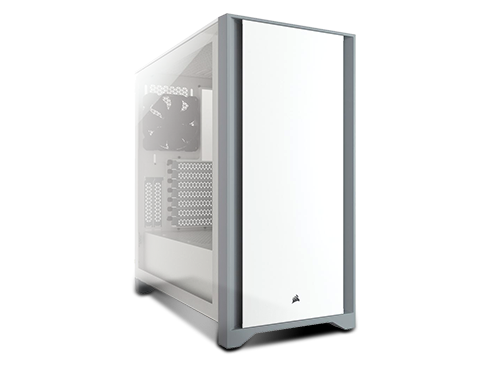 Corsair 4000D CC-9011199-WW White Steel / Plastic / Tempered Glass ATX Mid Tower Computer Case