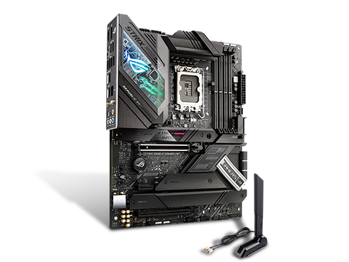 ASUS ROG Strix Z690-F Gaming WiFi 6E LGA 1700 Intel 12th Gen ATX Gaming Motherboard- PCIe 5.0, DDR5, 16+1 Power Stages, 2.5 Gb LAN, Bluetooth v5.2, Thunderbolt 4, 4xM.2/NVMe SSD