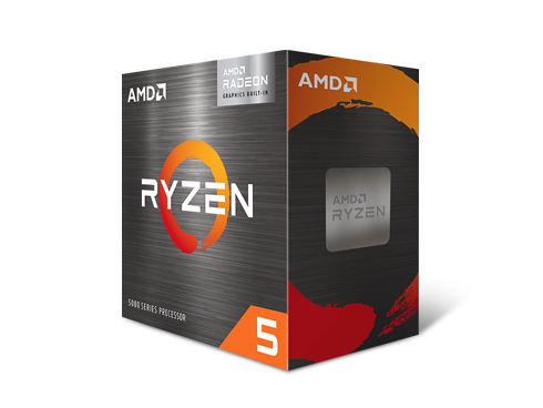AMD Ryzen 5 5600G - Ryzen 5 5000 G-Series Cezanne (Zen 3) 6-Core 3.9 GHz Socket AM4 65W AMD Radeon Graphics Desktop Processor - 100-100000252BOX