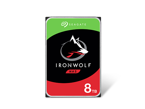 Seagate IronWolf 8TB NAS Hard Drive 7200 RPM 256MB Cache SATA 6.0Gb/s CMR 3.5" Internal HDD for RAID Network Attached Storage ST8000VN004