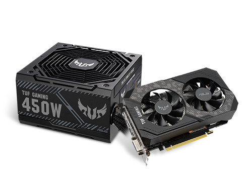 ASUS TUF Gaming GeForce GTX 1660 SUPER Graphics Card + ASUS TUF GAMING 450W Bronze PSU Combo