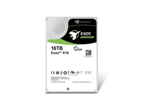 Seagate Exos 16TB Enterprise HDD X16 SATA 6Gb/s 512e/4Kn 7200 RPM 256MB Cache 3.5" Internal Hard Drive ST16000NM001G