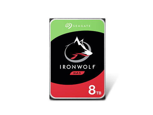 Seagate IronWolf 8TB NAS Hard Drive 7200 RPM 256MB Cache SATA 6.0Gb/s CMR 3.5" Internal HDD for RAID Network Attached Storage ST8000VN004