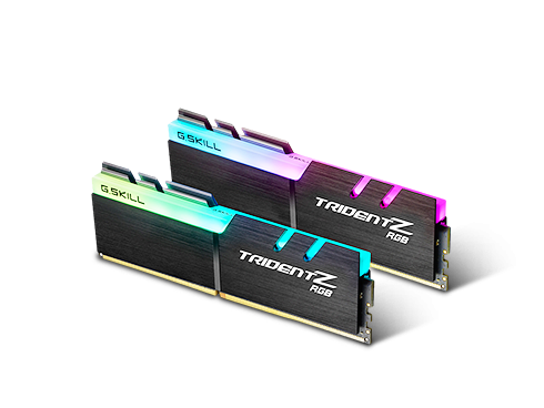 G.SKILL TridentZ RGB Series 16GB (2 x 8GB) 288-Pin DDR4 SDRAM DDR4 3200 (PC4 25600) Intel XMP 2.0 Desktop Memory Model F4-3200C16D-16GTZR