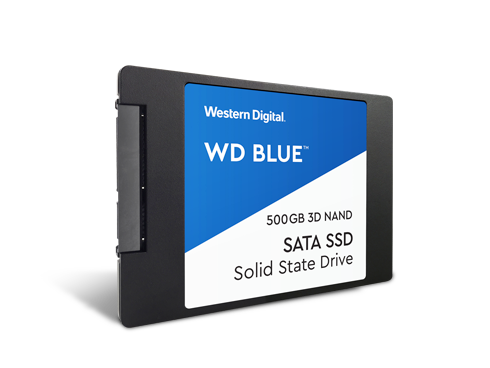 WD Blue 3D NAND 500GB Internal SSD - SATA III 6Gb/s 2.5"/7mm Solid State Drive - WDS500G2B0A