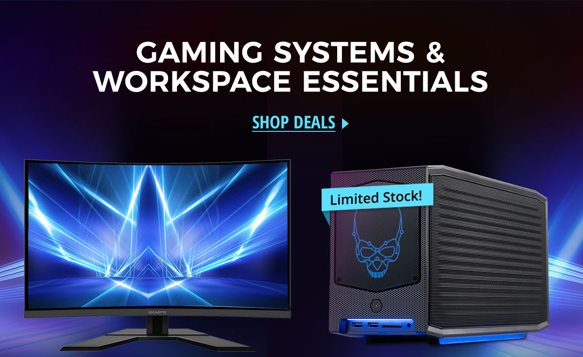 Gaming Systems & Workspace Essentials