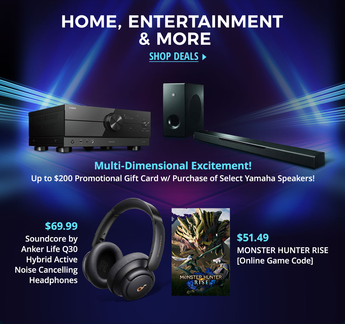 Home, Entertainment & More