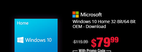 Windows 10 Home 32-bit/64-Bit OEM - Download