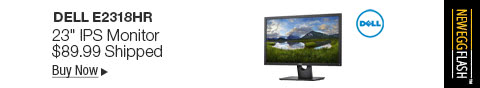 Newegg Flash - Dell E2318HR 23" IPS Monitor