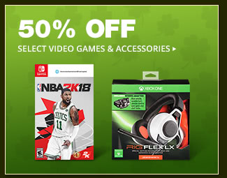 50% OFF SELECT VIDEO GAMES & ACCESSORIES*