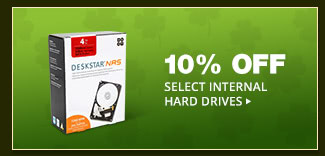 10% OFF SELECT INTERNAL HARD DRIVES*