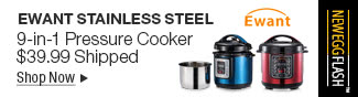 Newegg Flash - Ewant Stainless Steel 9-in-1 Pressure Cooker