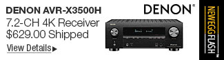 Newegg Flash � Denon AVR-X3500H 7.2-Channel 4K Ultra HD AV Receiver with HEOS
