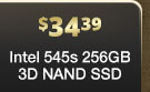 $34.39 Intel 545s 256GB 3D NAND SSD