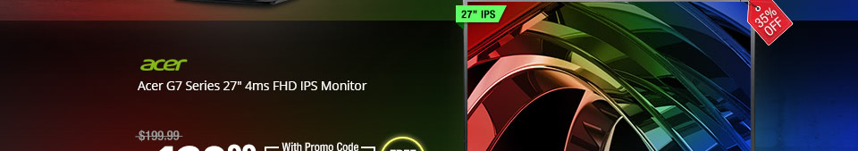 Acer G7 Series 27" 4ms FHD IPS Monitor