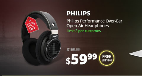 Philips Performance Over-Ear Open-Air Headphones