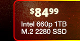 $84.99 Intel 660p 1TB M.2 2280 SSD