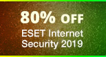 80% Off ESET Internet Security 2019