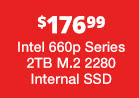 Intel 660p Series 2TB M.2 2280 Internal SSD