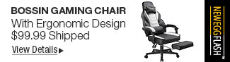 Newegg Flash - BOSSIN Gaming Chair With Ergonomic Design