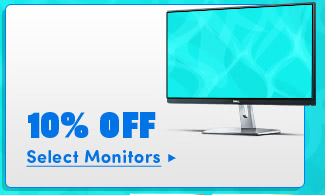 10% Off Select Monitors*