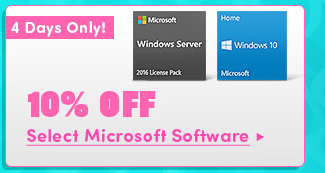 10% Off Select Microsoft Software*