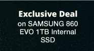 Exclusive Deal on SAMSUNG 860 EVO 1TB Internal SSD