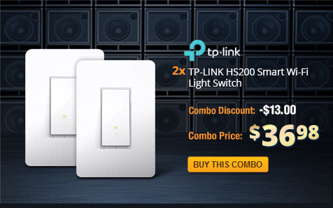 Combo: 2x - TP-LINK HS200 Smart Wi-Fi Light Switch