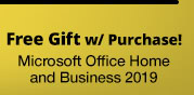 Extra Item w/ Purchase! Microsoft Office Home and Business 2019