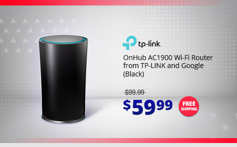 OnHub AC1900 Wi-Fi Router from TP-LINK and Google (Black)
