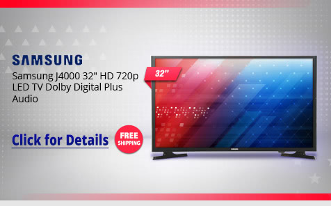 Samsung J4000 32" HD 720p LED TV Dolby Digital Plus Audio