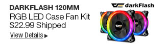 Newegg Flash - DarkFlash 120MM RGB LED Case Fan Kit