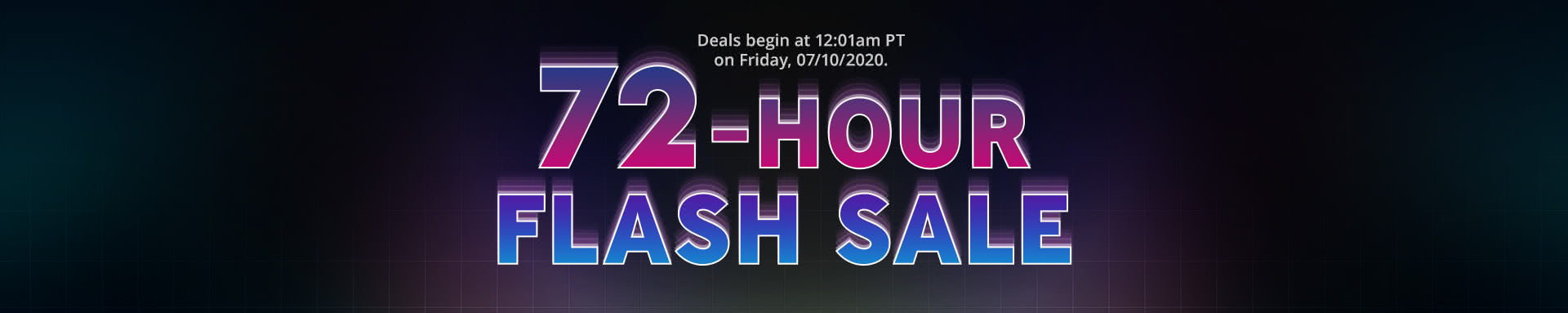 72-Hour Flash Sale
