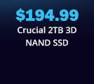 Crucial 2TB 3D NAND SSD