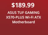 ASUS TUF GAMING X570-PLUS Wi-Fi ATX Motherboard