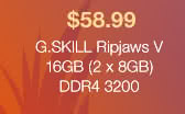 G.SKILL Ripjaws V 16GB (2 x 8GB) DDR4 3200