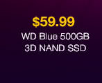 $59.99 WD Blue 500GB 3D NAND SSD