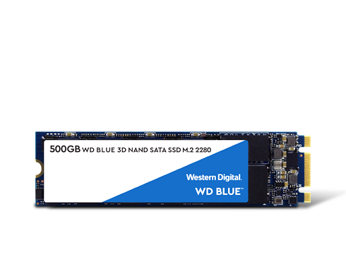WD Blue 3D NAND 500GB SATA III 6Gb/s M.2 2280 Solid State Drive