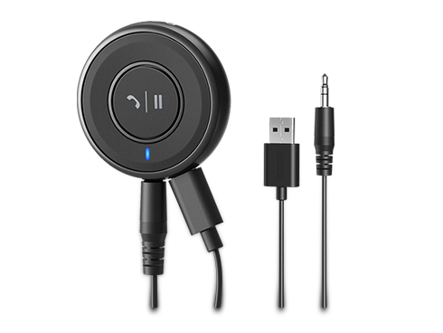 [Upgraded] Roav Bluetooth Receiver, by Anker, with Bluetooth 4.1, CSR Bluetooth Chip, Noise-Cancellation, Integrated Mic for Hands-Free Calling, AUX-Out, and a USB Charging Port