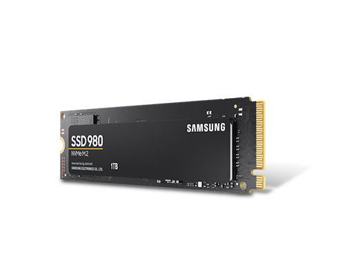 SAMSUNG 980 M.2 2280 1TB PCI-Express 3.0 x4, NVMe 1.4 V-NAND MLC Internal Solid State Drive (SSD) MZ-V8V1T0B/AM