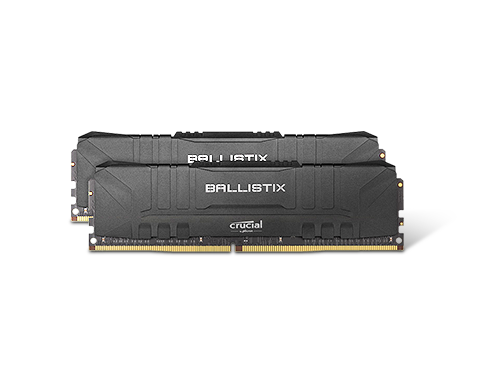 Crucial Ballistix 3600 MHz DDR4 DRAM Desktop Gaming Memory Kit 16GB (8GBx2) CL16 BL2K8G36C16U4B (BLACK)