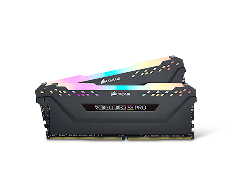 CORSAIR Vengeance RGB Pro 16GB (2 x 8GB) 288-Pin DDR4 DRAM DDR4 3200 (PC4 25600) Desktop Memory Model CMW16GX4M2C3200C16
