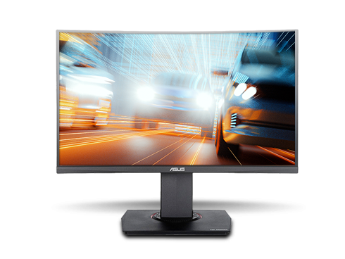 ASUS TUF Gaming VG24VQ 24" Full HD 1920 x 1080 1ms MPRT 144Hz 2 x HDMI, DisplayPort AMD FreeSync Backlit LED Height Adjustable Curved Gaming Monitor