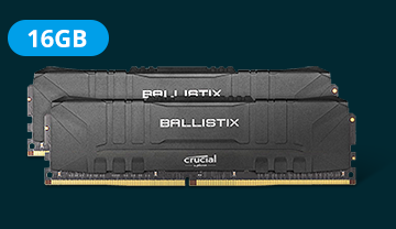 $74.99 Crucial Ballistix 3600 MHz DDR4 DRAM Desktop Gaming Memory Kit 16GB (2 x 8GB)