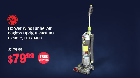 Hoover WindTunnel Air Bagless Upright Vacuum Cleaner, UH70400